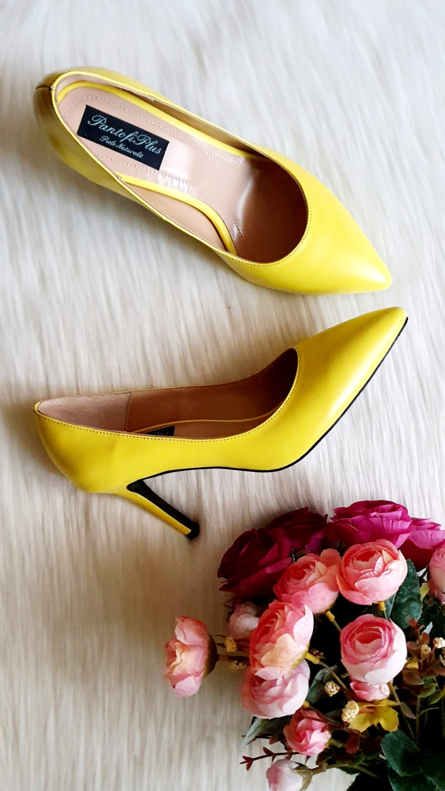 Pantofi Stiletto Galben L18 - orice culoare
