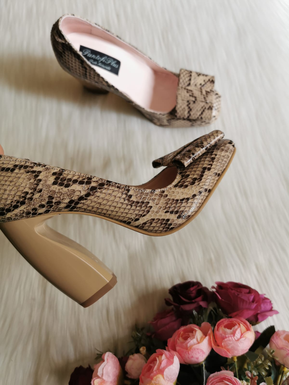 Pantofi piele Chic Madame Crook Snake - disponibili pe orice culoare