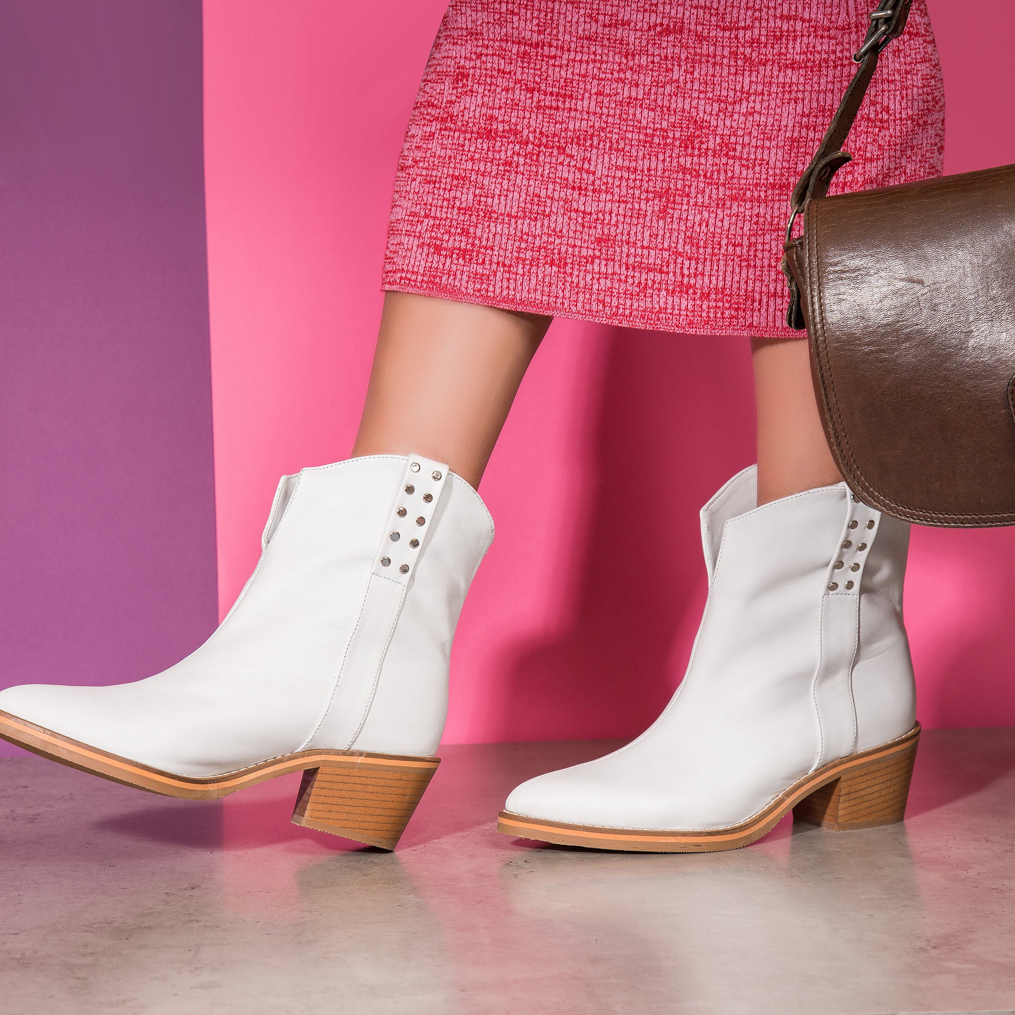 Ciocate Piele Naturala Alb  A1 - Orice Culoare