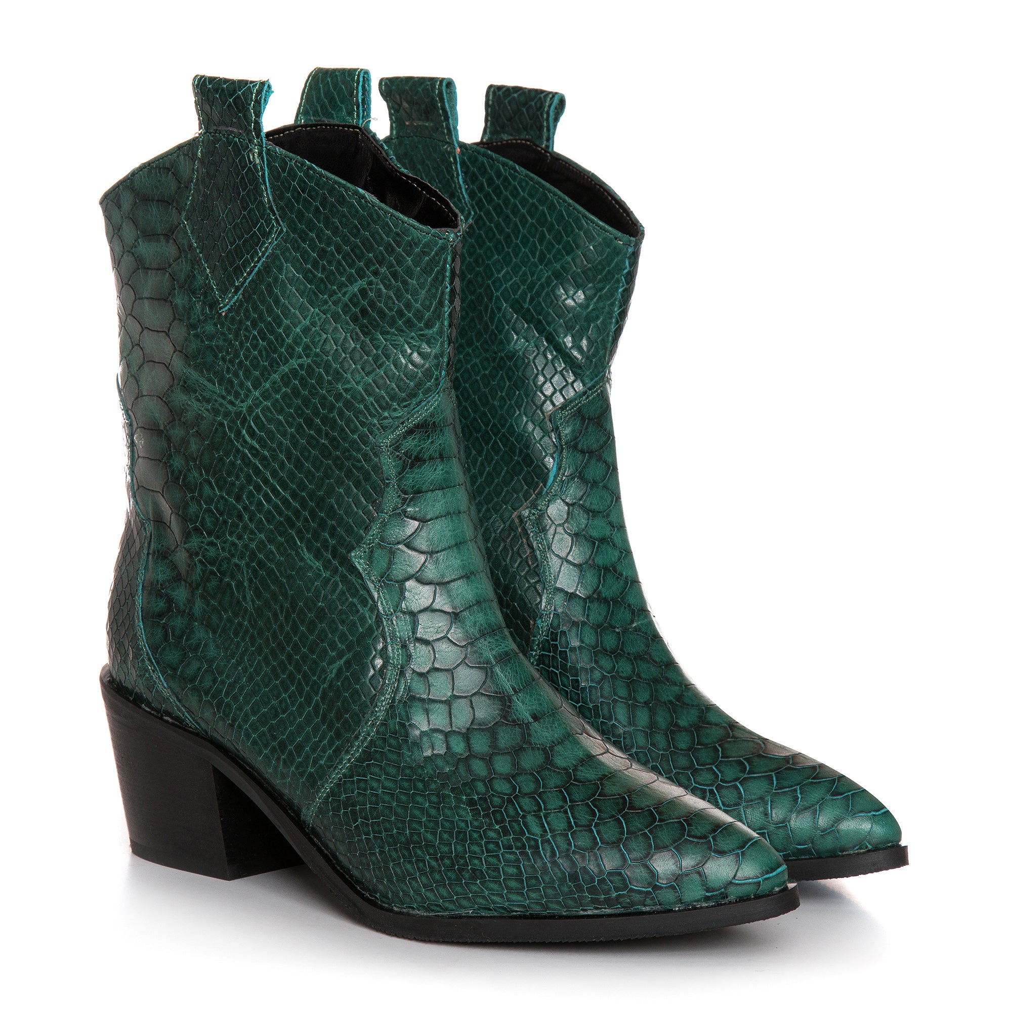 Ciocate Piele Croco Verde Comod C40 - Orice Culoare