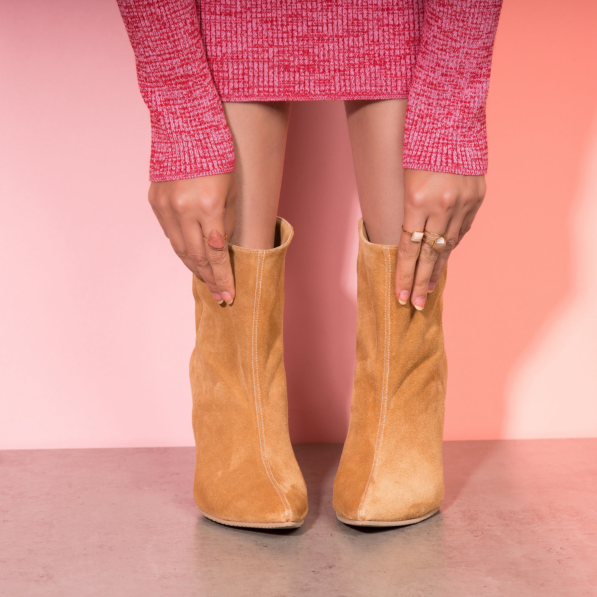 Ciocate Piele Intoarsa Camel Simplicity A5 - Orice Culoare