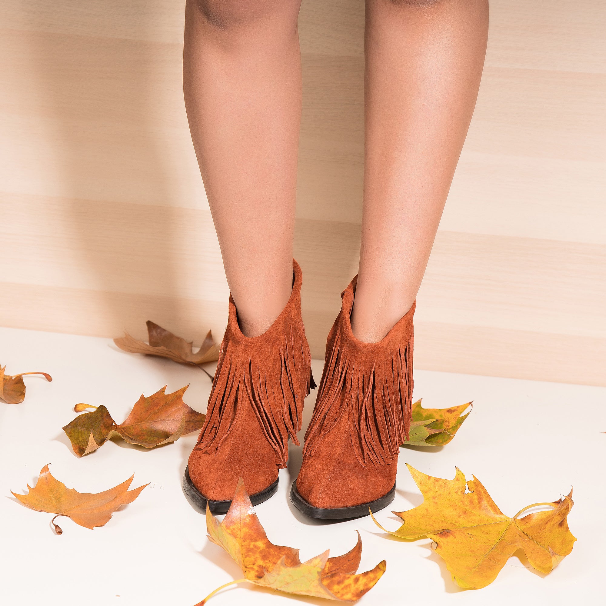 Ciocate Piele Intoarsa Maro Coniac A3  - Orice Culoare