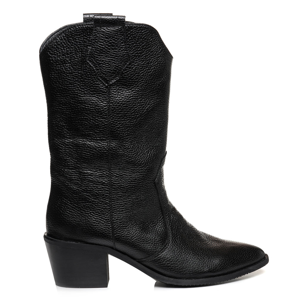 Ciocate Piele Bizonata Negru Inalte C20 - Orice Culoare