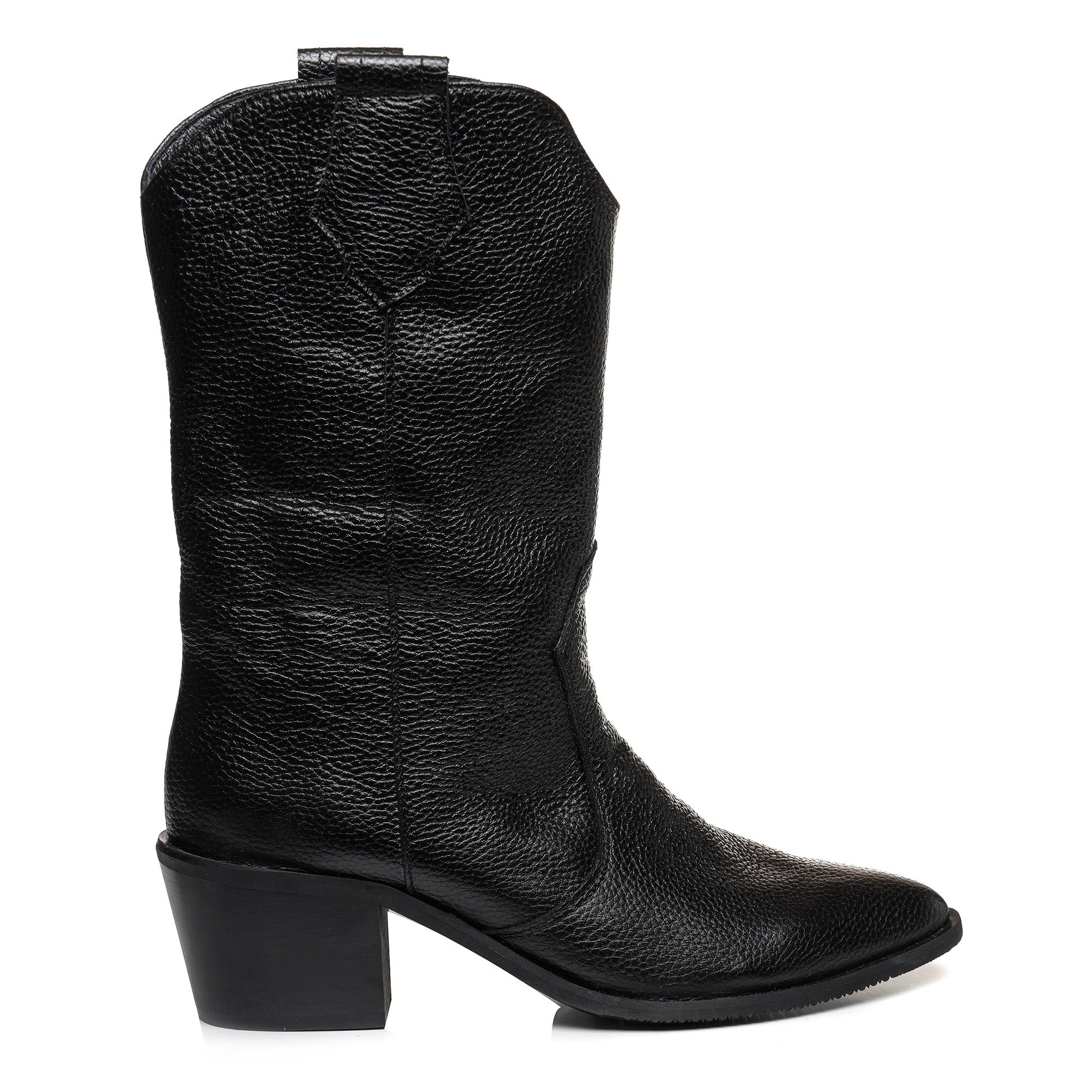 Ciocate Piele Bizonata Negru Inalte C20 - Orice Culoare