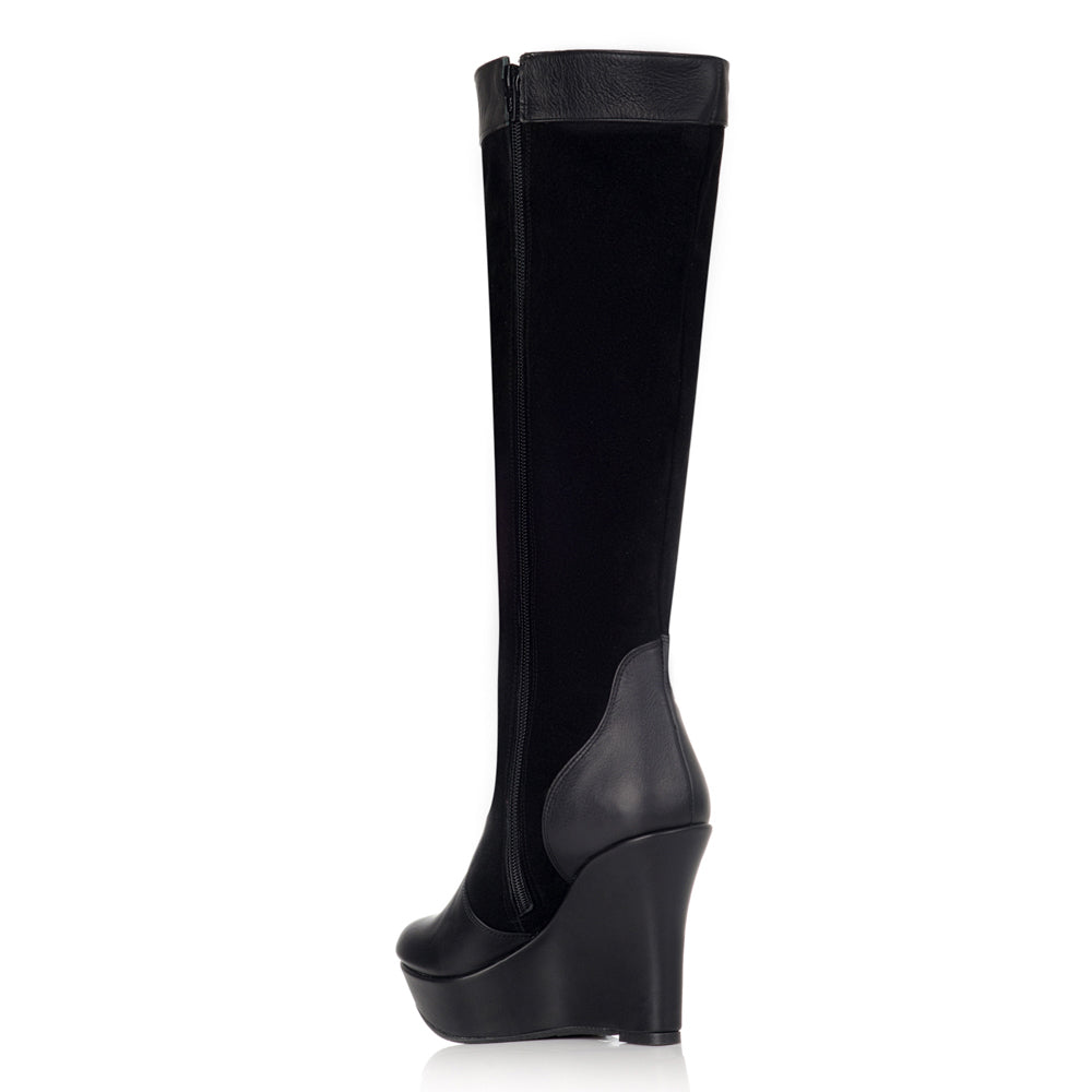 Cizme dama cu platforma negru I2 - orice culoare
