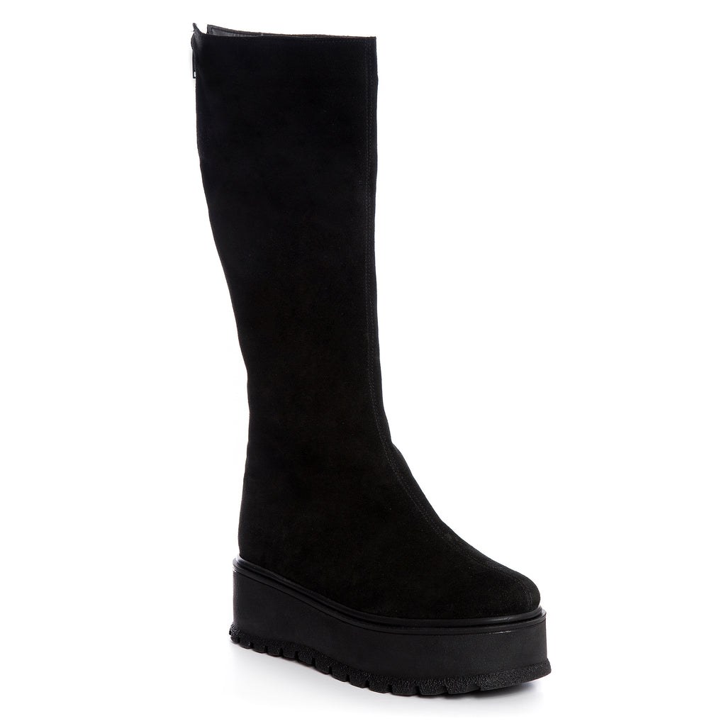 Cizme Piele Naturala Cu Platforma Hanna- orice culoare