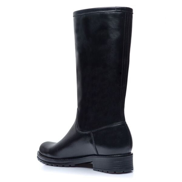 Cizme dama piele model burlan D9 Negru - orice culoare