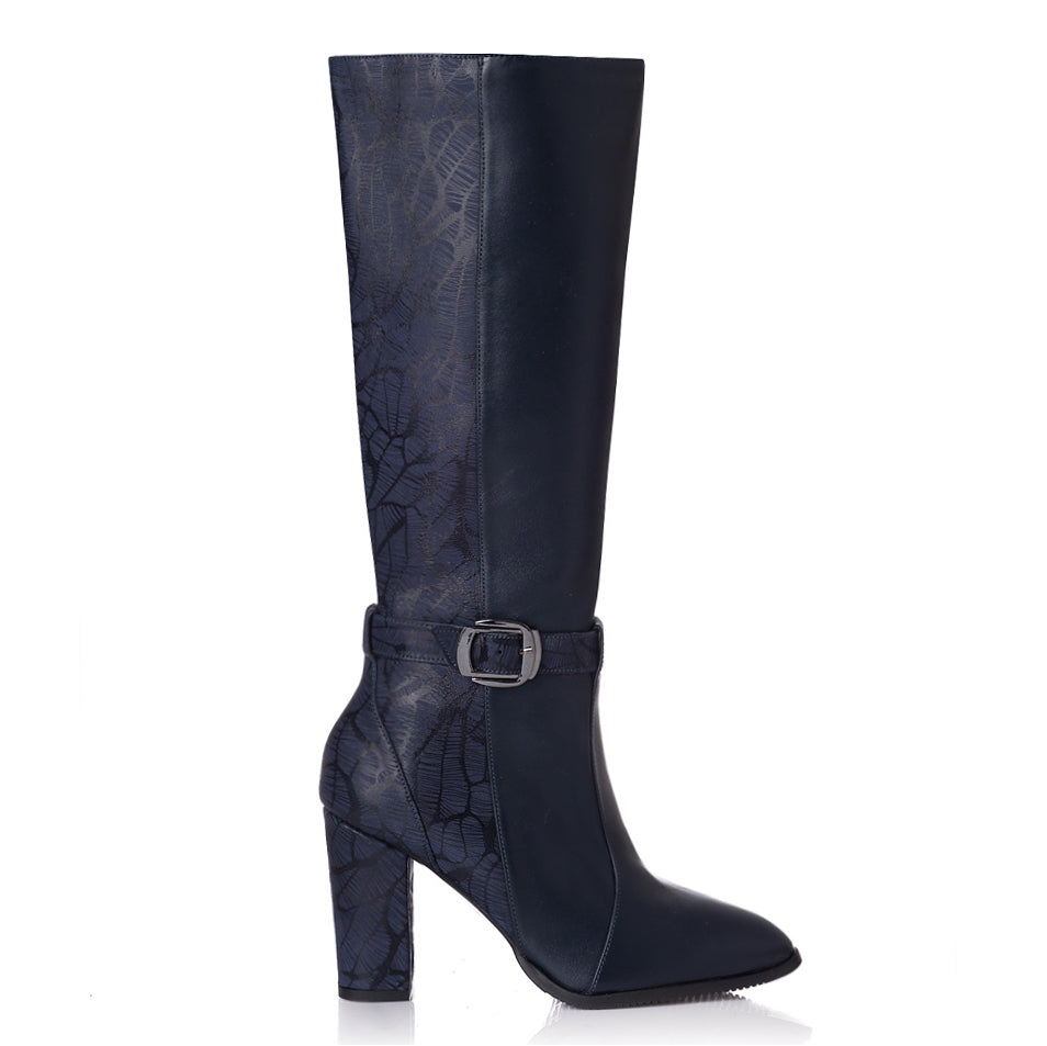 Cizme Dama Piele Bleumarin Lorelay T5 - orice culoare