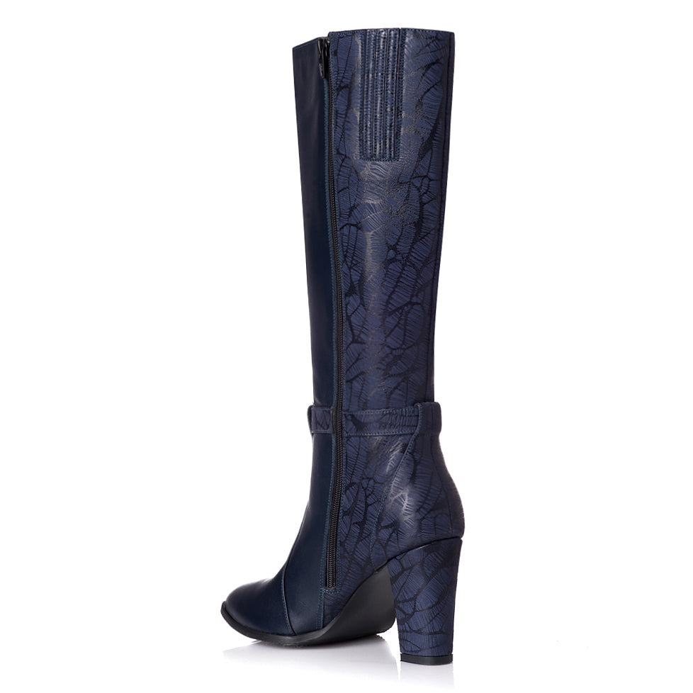 Cizme Dama Piele Bleumarin Lorelay T5 - orice culoare