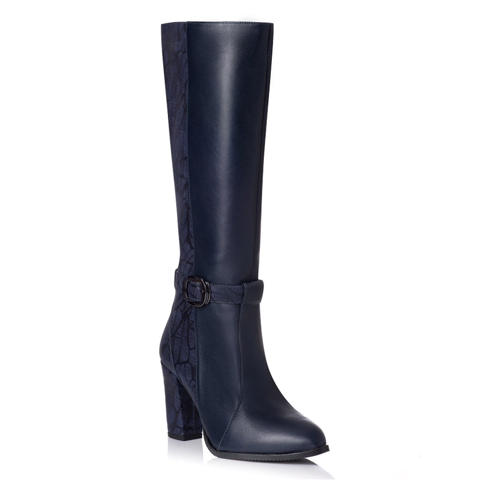 Cizme Dama Piele Bleumarin Lorelay T5 - orice culoare