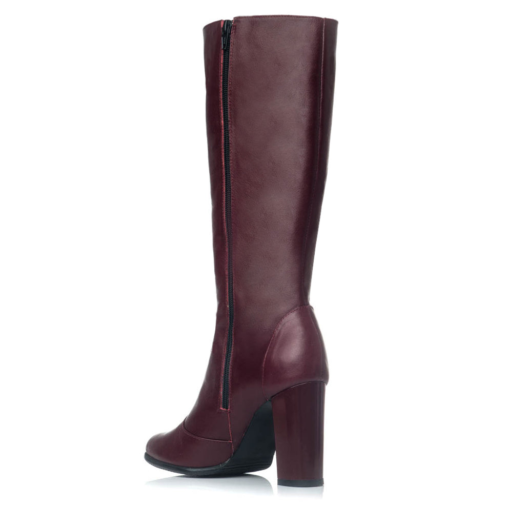 Cizme dama piele bordo S2 - orice culoare