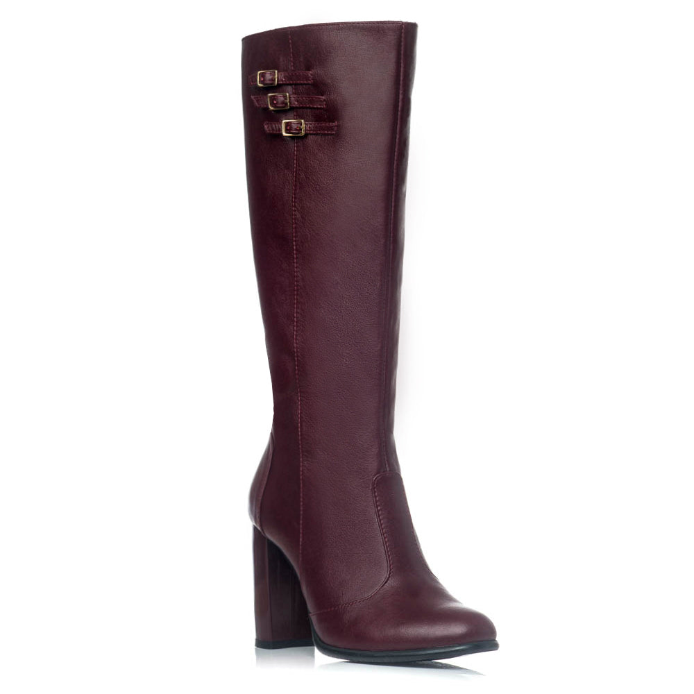 Cizme dama piele bordo S2 - orice culoare