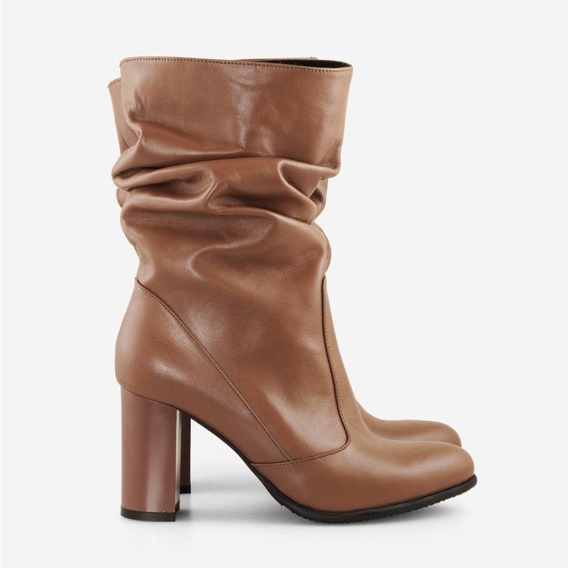 Cizme Dama Piele Maro Fronsate D2 - orice culoare