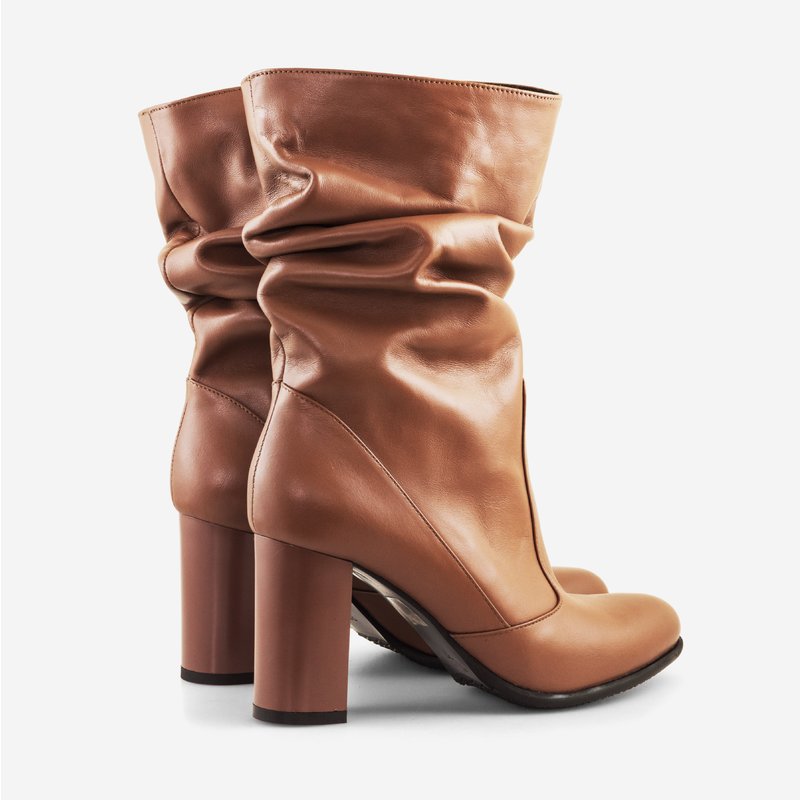 Cizme Dama Piele Maro Fronsate D2 - orice culoare