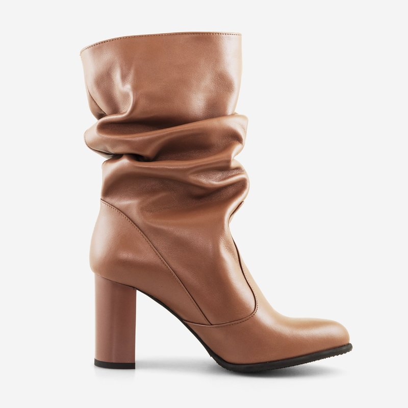Cizme Dama Piele Maro Fronsate D2 - orice culoare