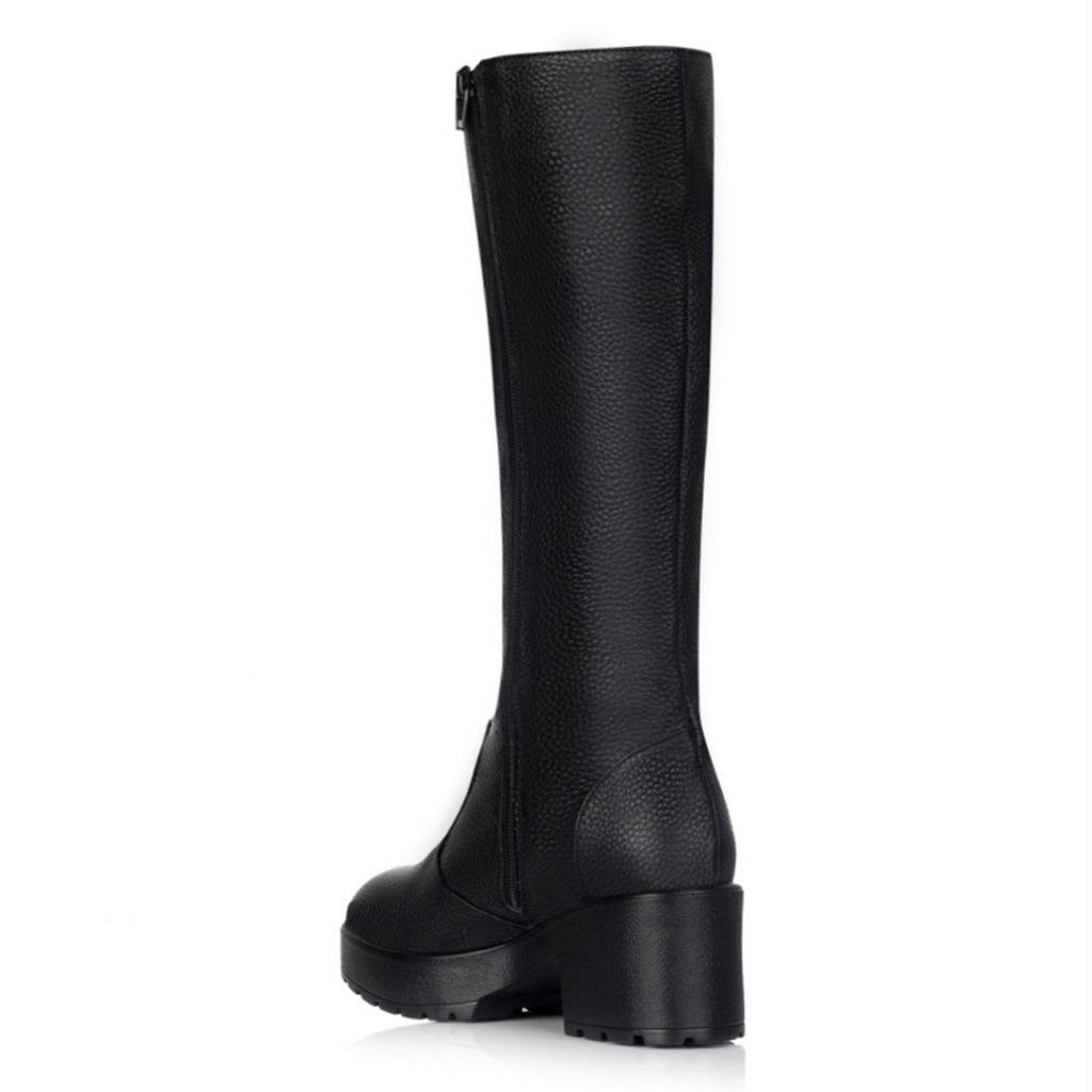 Cizme Piele Bizonata negru/Albastru Metalizat S8 - orice culoare