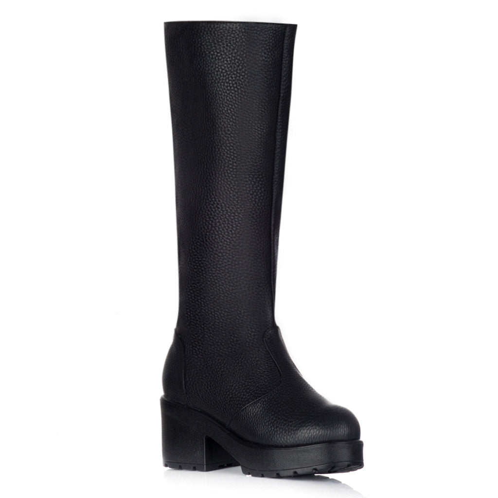 Cizme Piele Bizonata negru/Albastru Metalizat S8 - orice culoare