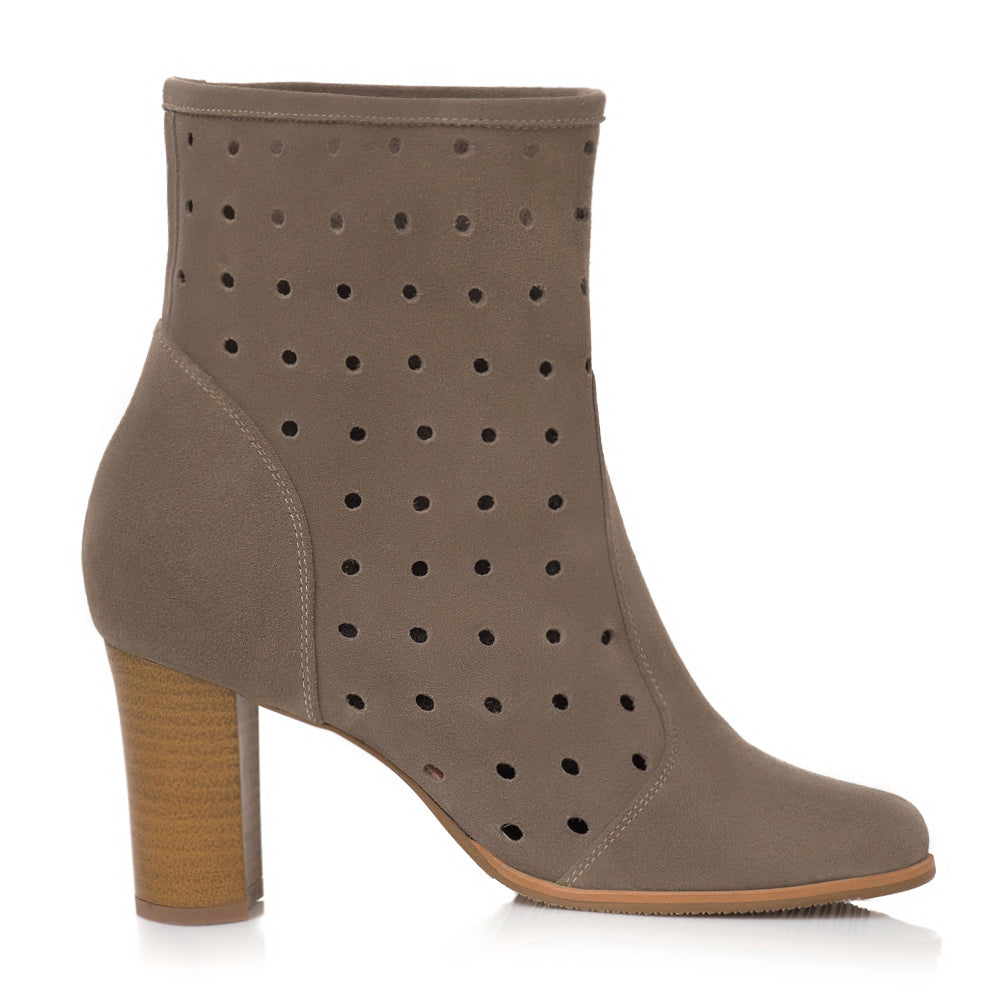 Ghete De Vara Piele Intoarsa Gri V2- orice culoare