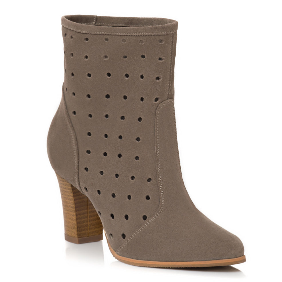 Ghete De Vara Piele Intoarsa Gri V2- orice culoare