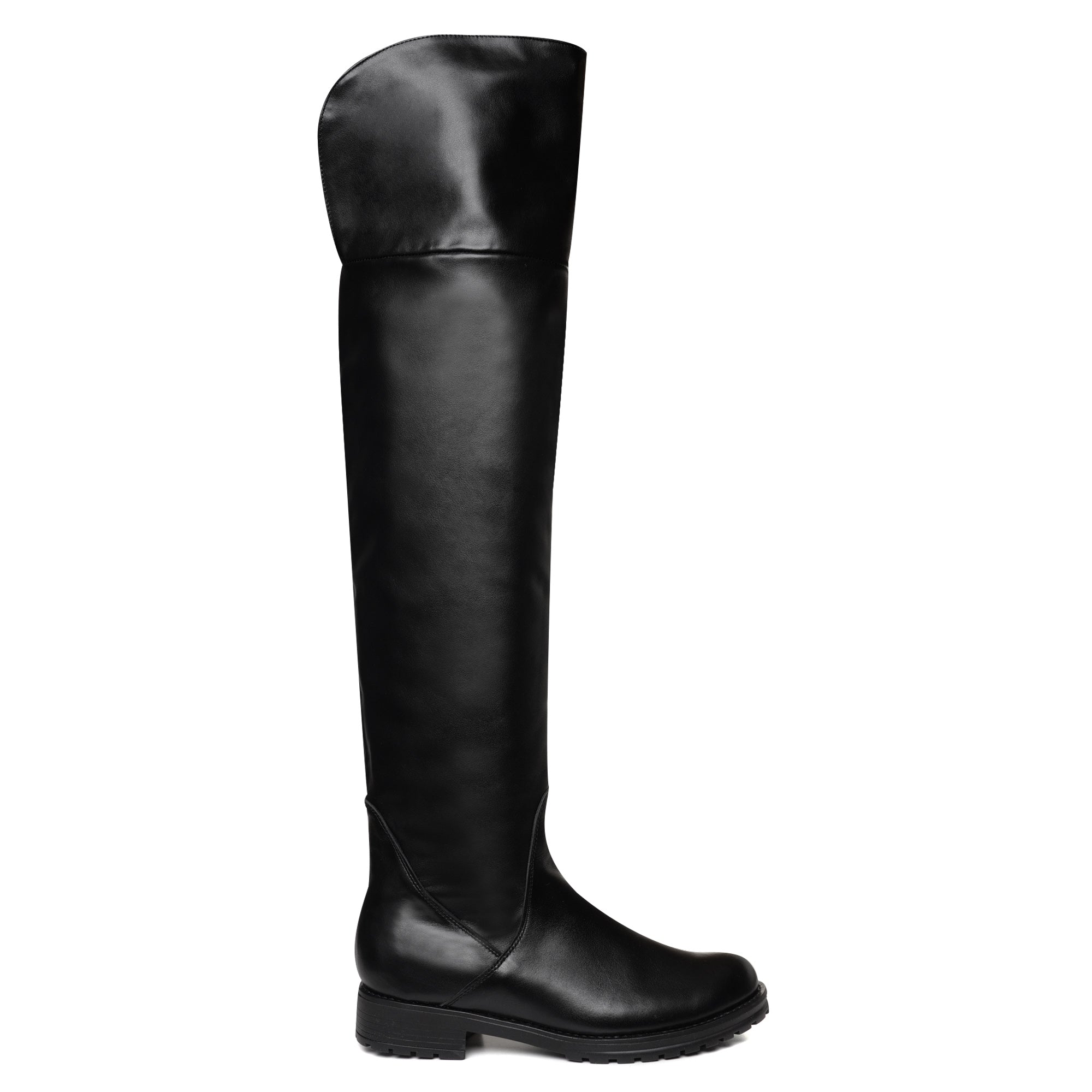 Cizme peste genunchi piele naturala C2