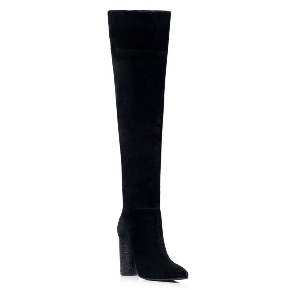 Cizme Elegante Peste Genunchi din Piele E3 - orice culoare