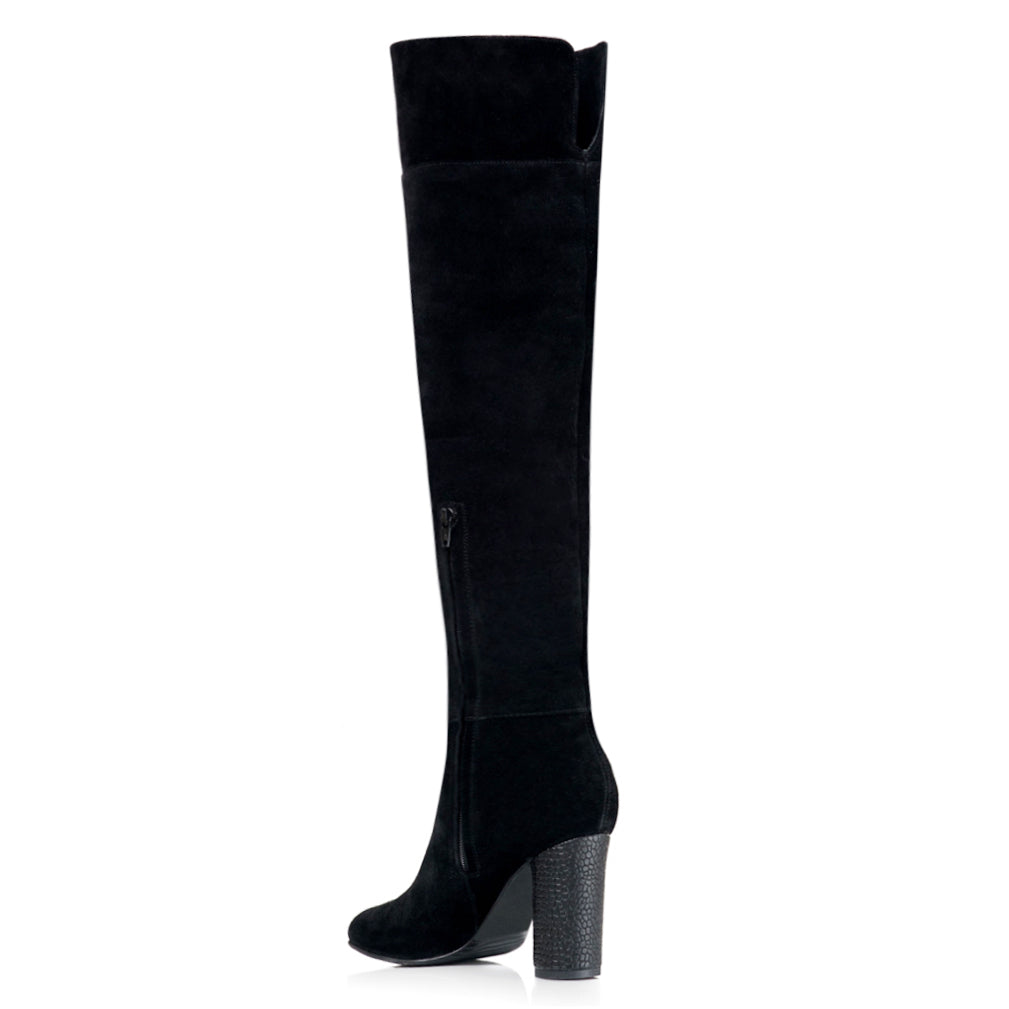 Cizme Elegante Peste Genunchi din Piele E3 - orice culoare