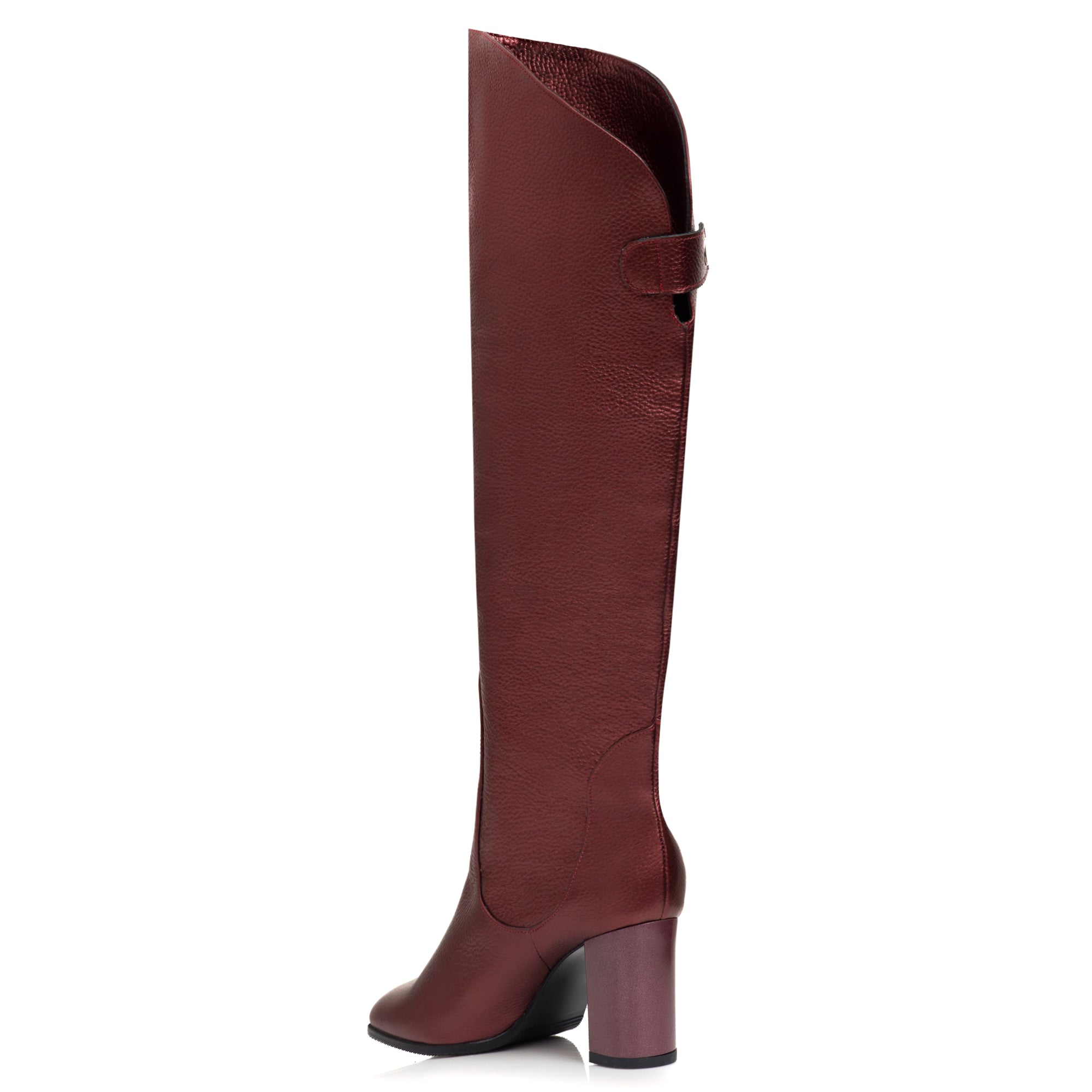 Cizme Piele Bordo Inalte Jasmin C11 - orice culoare
