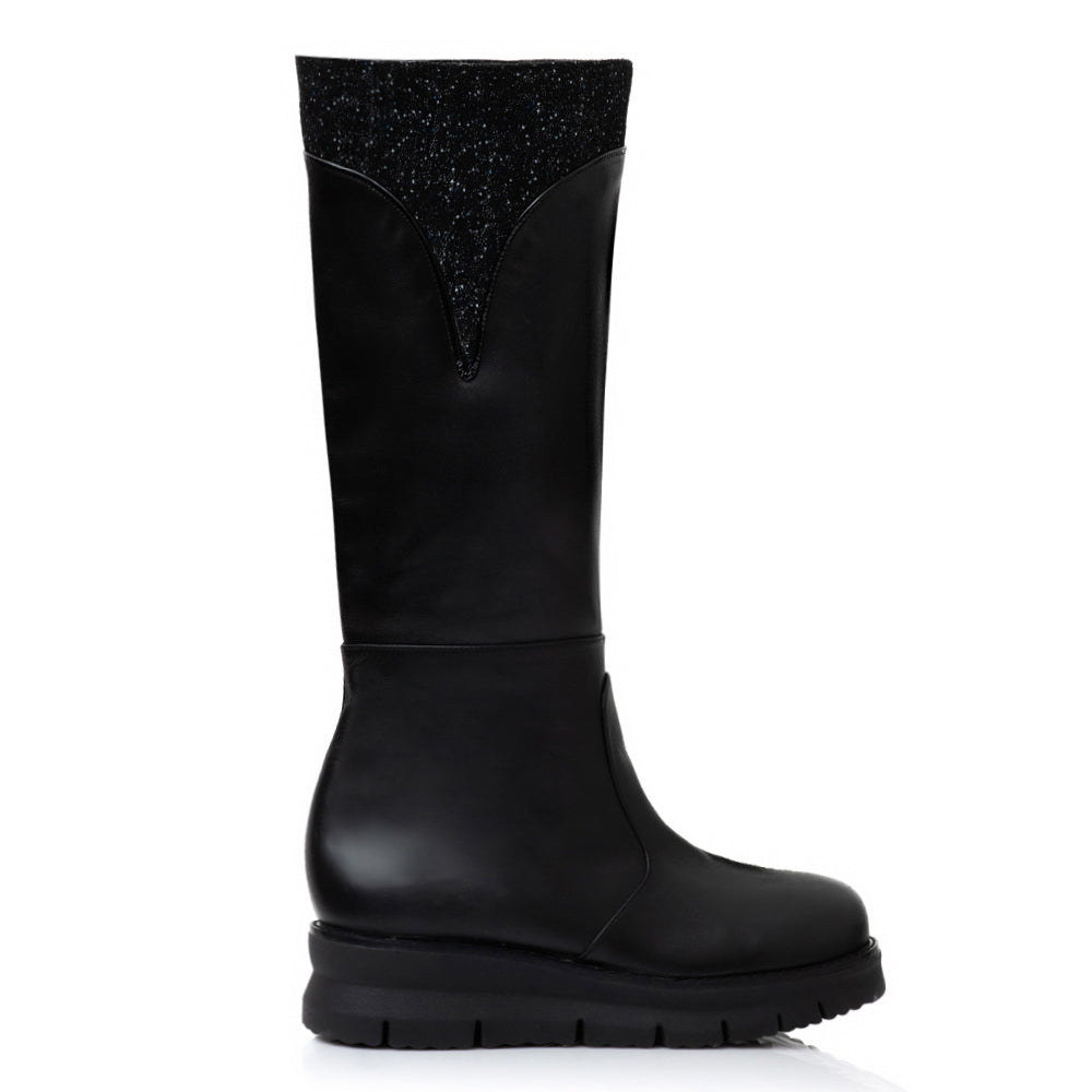 Cizme Piele Talpa Inalta Confort Aris T16  - orice culoare