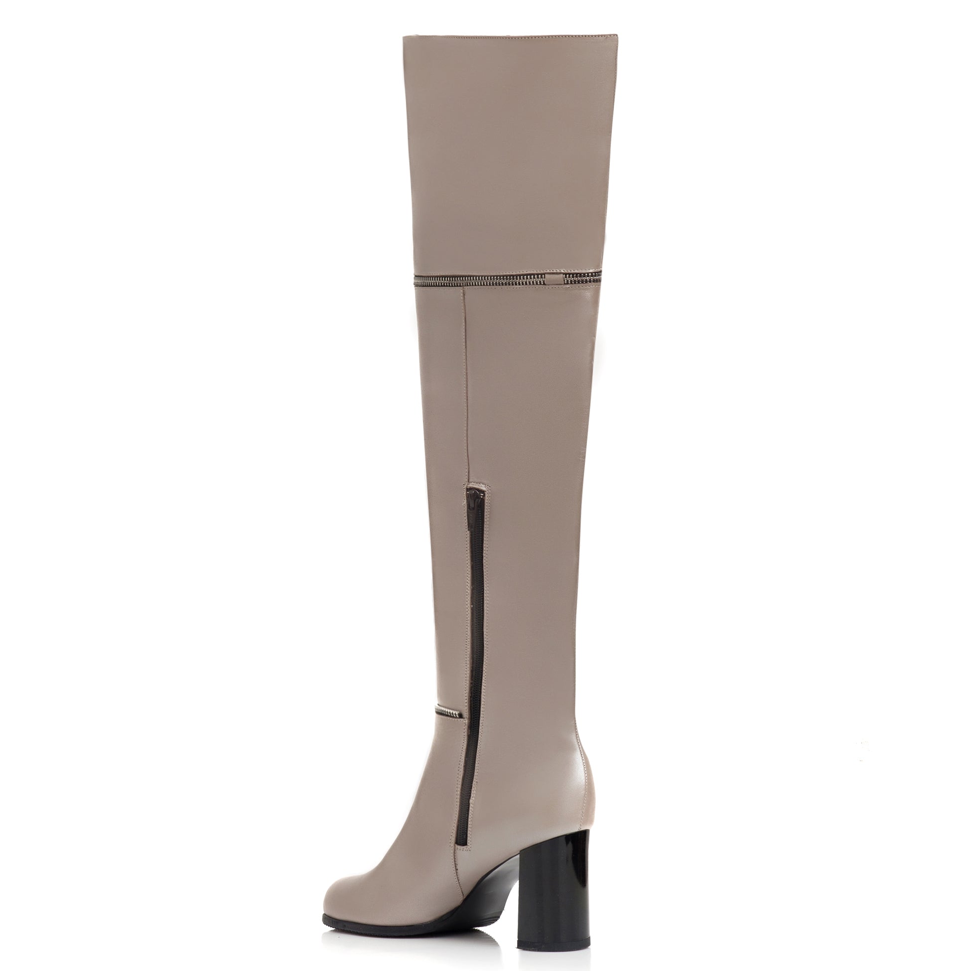Cizme Piele Crem Inalte Mela C11 - orice culoare