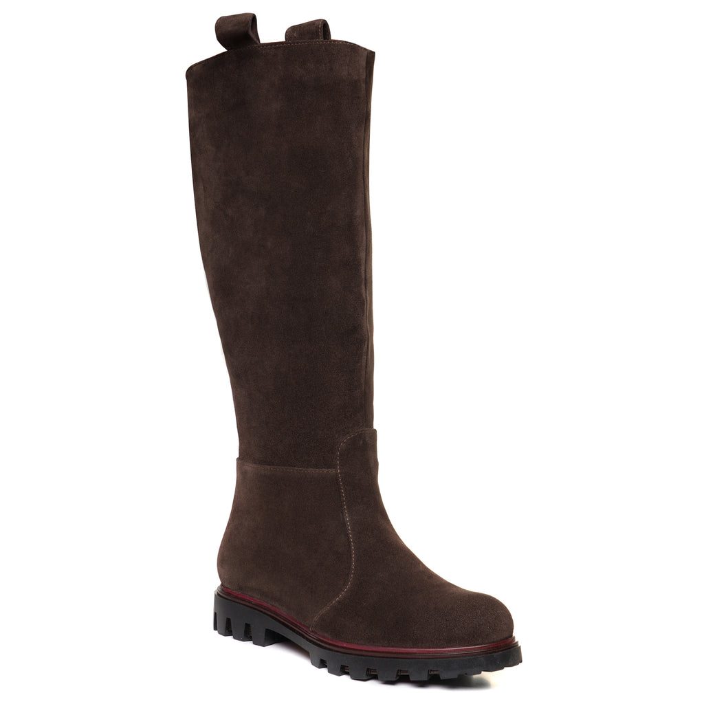 Cizme Piele Intoarsa Maro Comod E50 - orice culoare