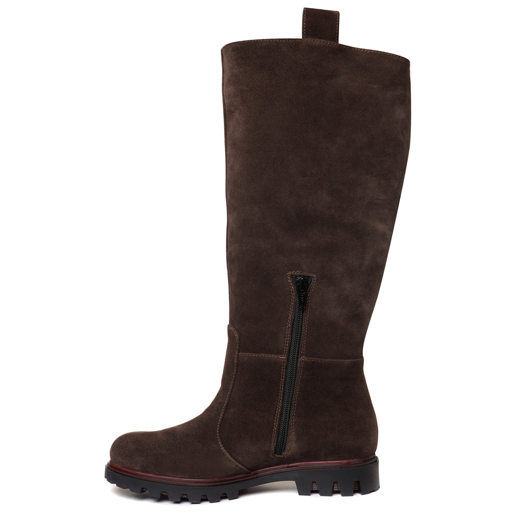 Cizme Piele Intoarsa Maro Comod E50 - orice culoare