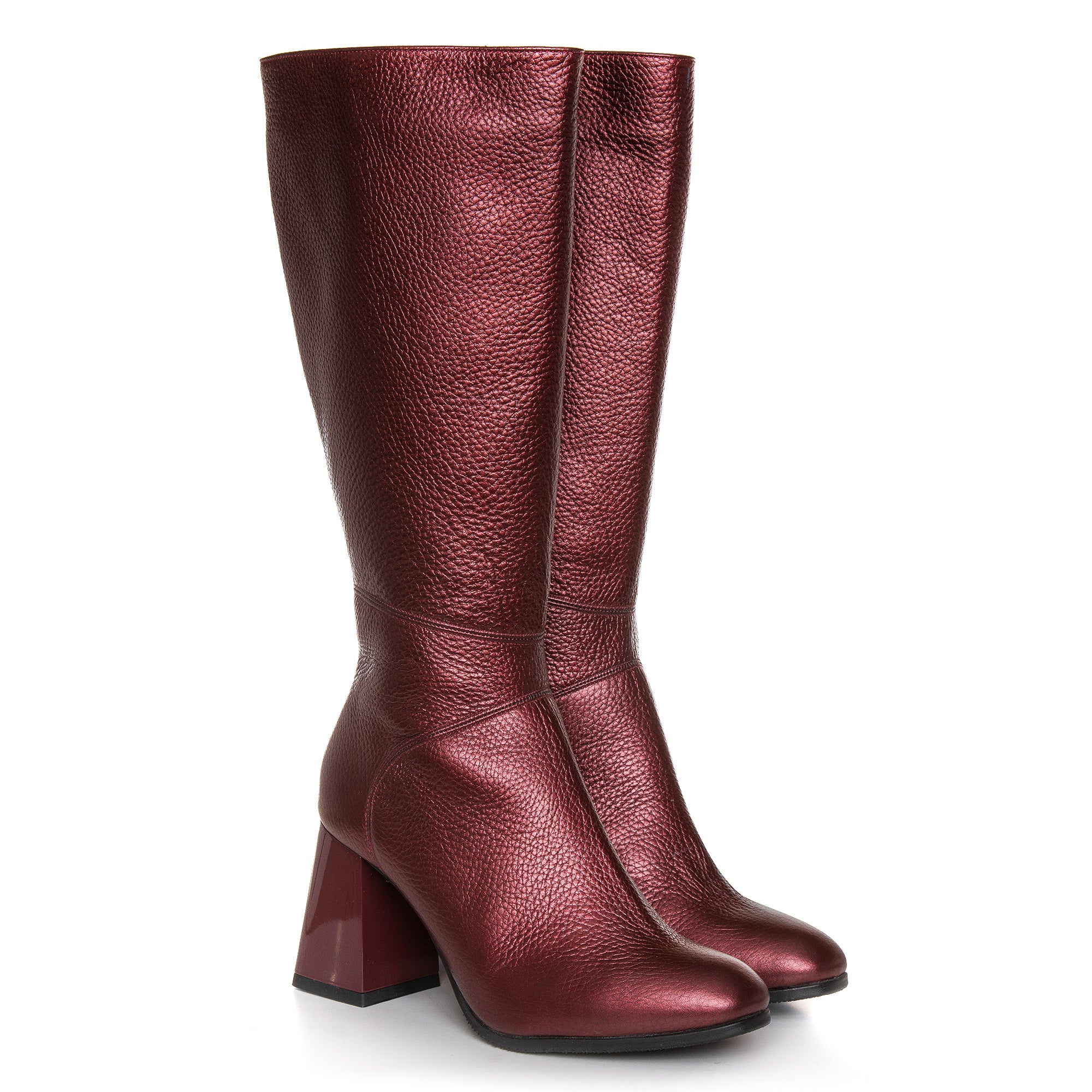 Cizme Piele Bordo Casual Cathi C23 - orice culoare