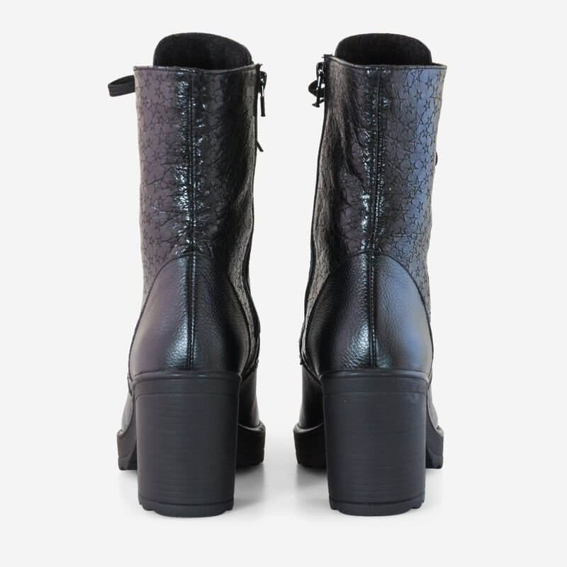 Bocanci cu Toc din piele naturala Miriam D12 - orice culoare