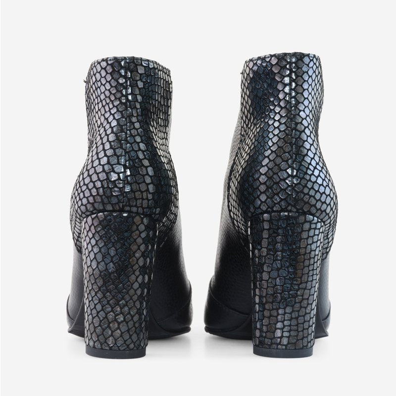 Botine Piele Negru Mari Lu D25 - Orice Culoare