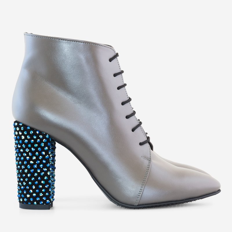 Botine Dama Piele Gri Sofia D11 - orice culoare