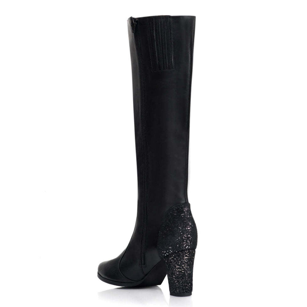 Cizme Piele Bordo Catarame Evelin T1 - orice culoare