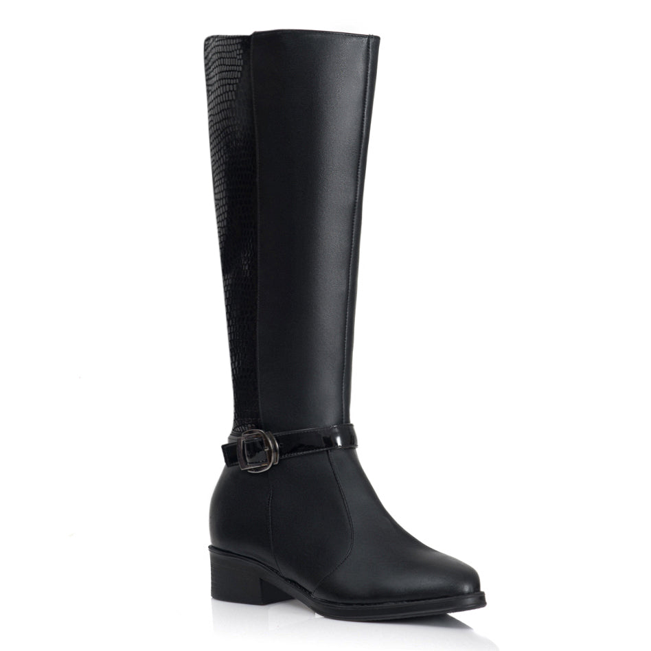 Cizme Talpa Joasa Piele Imprimeu Croco T8 - orice culoare