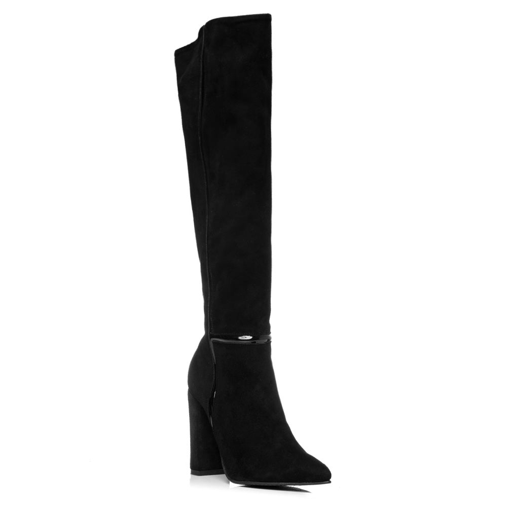 Cizme dama stiletto style toc gros  C10 - orice culoare
