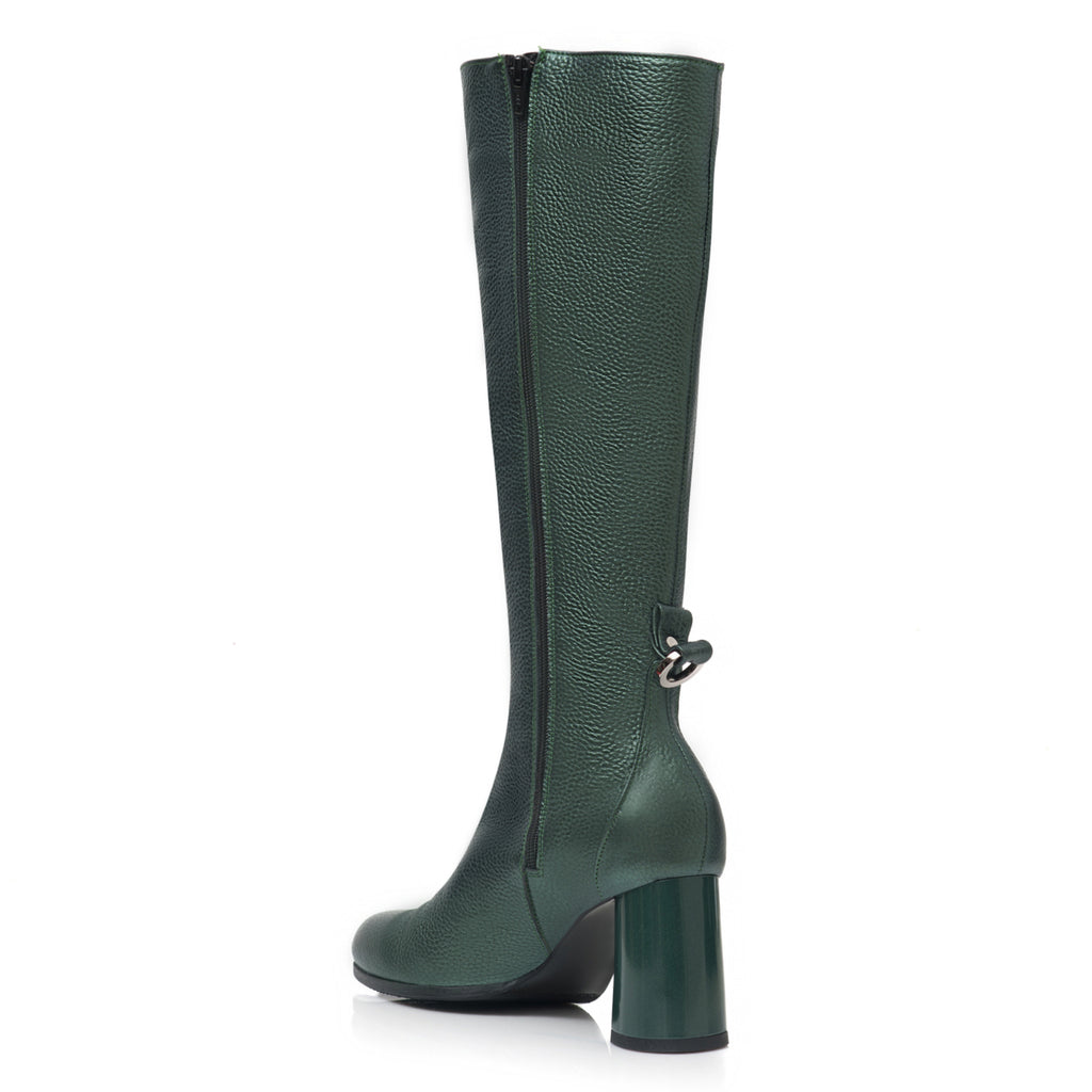 Cizme Piele Verde Iris  C11 - orice culoare