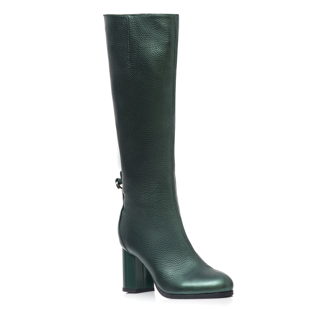 Cizme Piele Verde Iris  C11 - orice culoare
