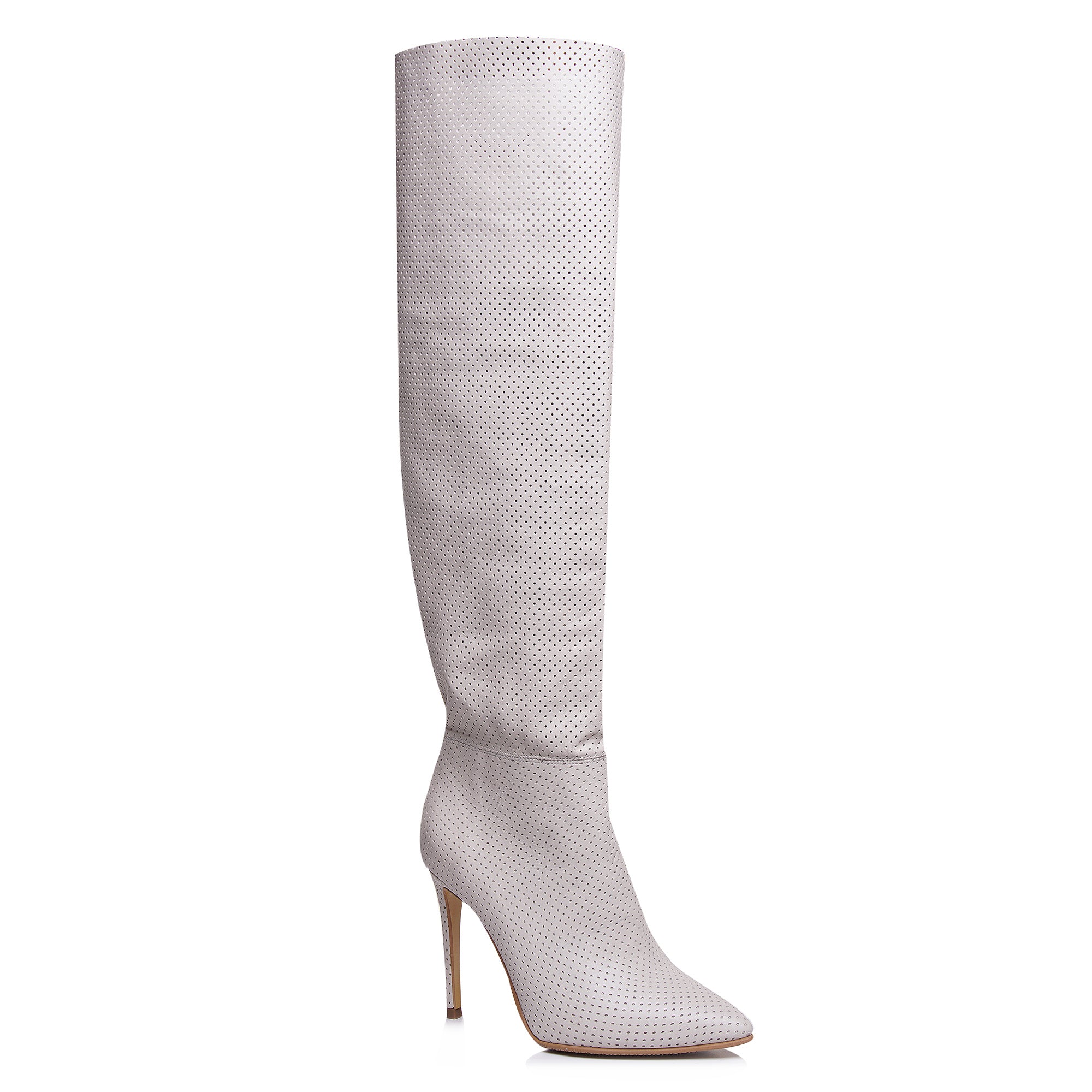 Cizme Stiletto Piele Naturala Perforata L30 - orice culoare