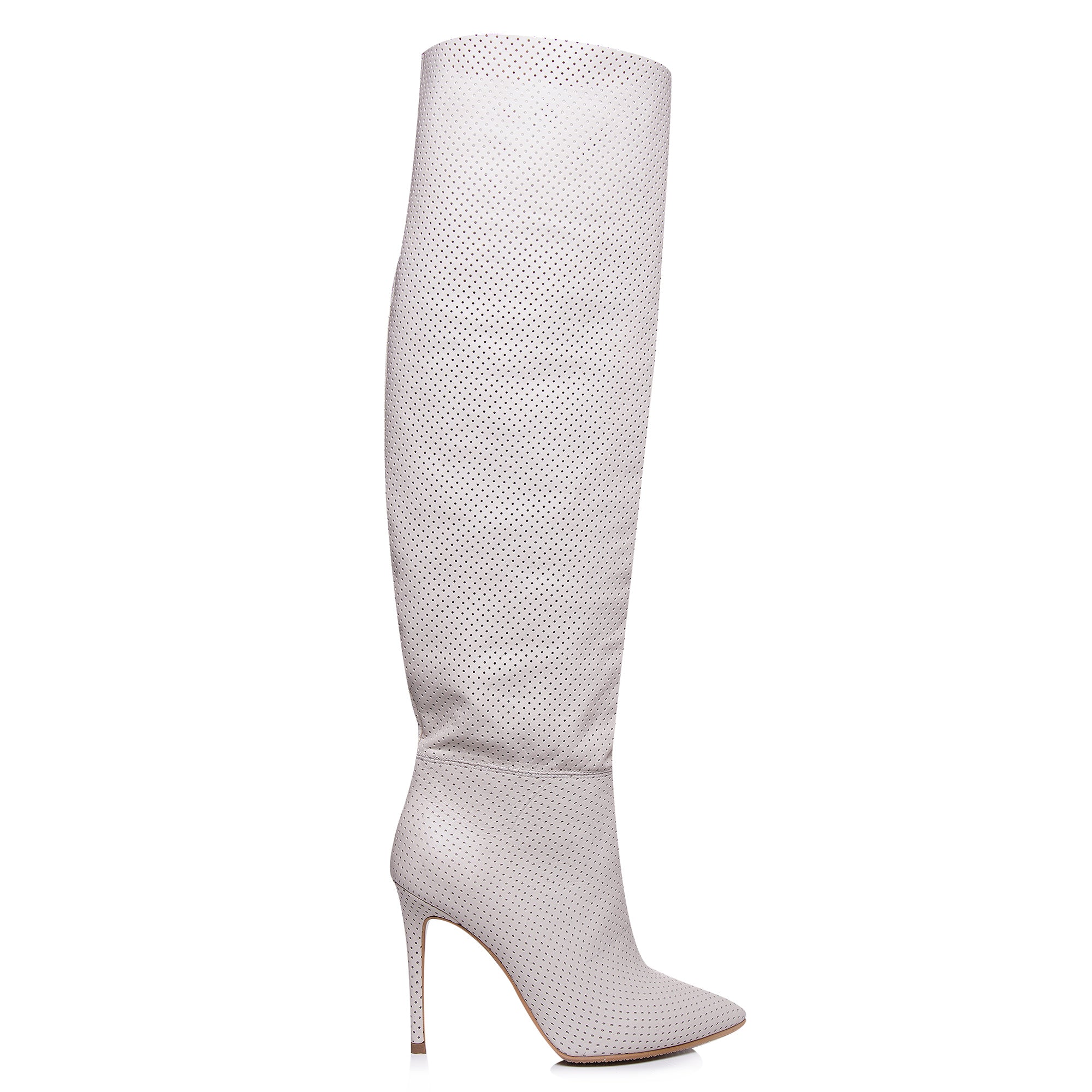 Cizme Stiletto Piele Naturala Perforata L30 - orice culoare