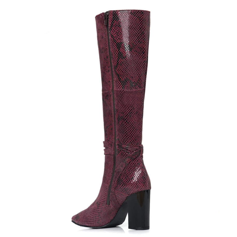Cizme dama stiletto toc gros Madame C5 - orice culoare