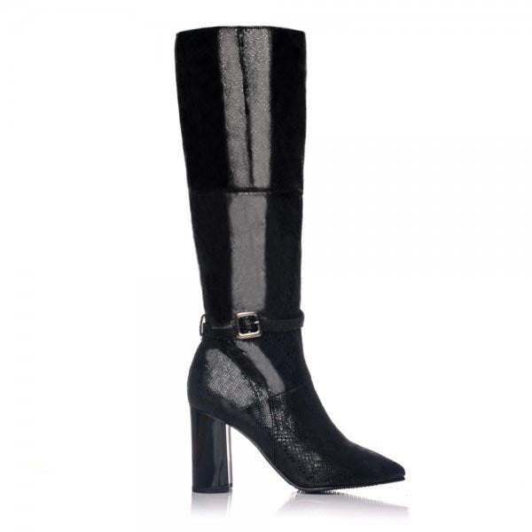 Cizme dama stiletto toc gros Madame Snake C5 - orice culoare