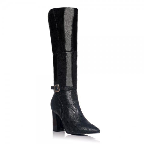 Cizme dama stiletto toc gros Madame Snake C5 - orice culoare