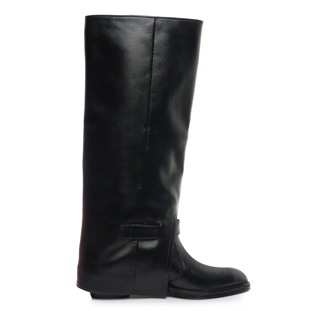 Cizme cu toc tip pantalon piele naturala bej - orice culoare (Copie)