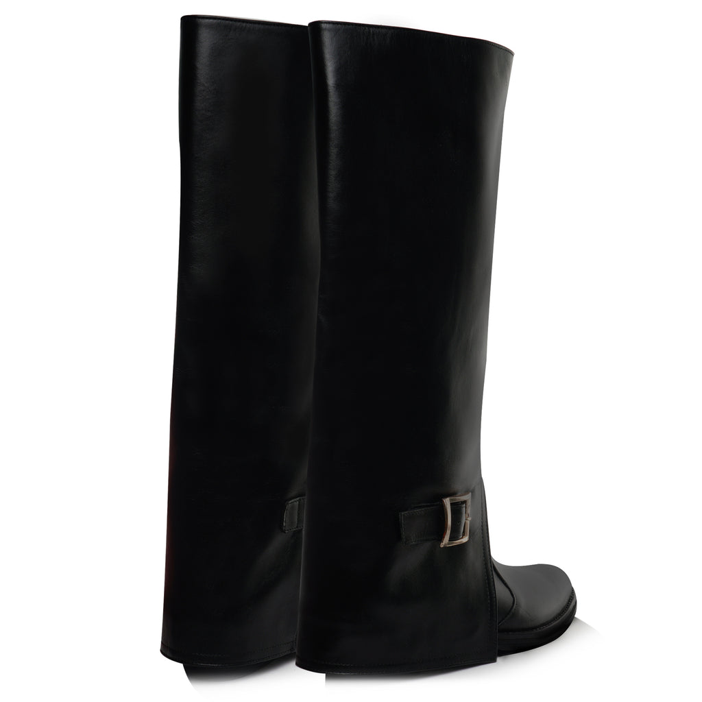 Cizme cu toc tip pantalon piele naturala bej - orice culoare (Copie)