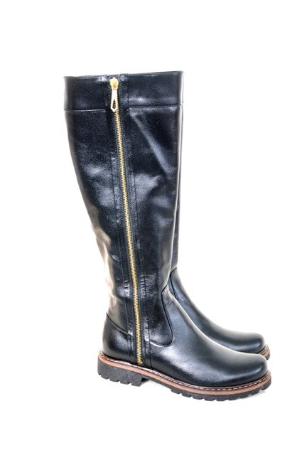 Cizme dama piele talpa joasa cu fermoar D3 - orice culoare