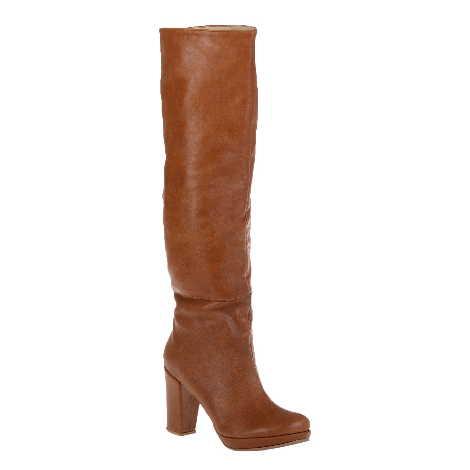 Cizme piele cu toc Casual Camel - orice culoare
