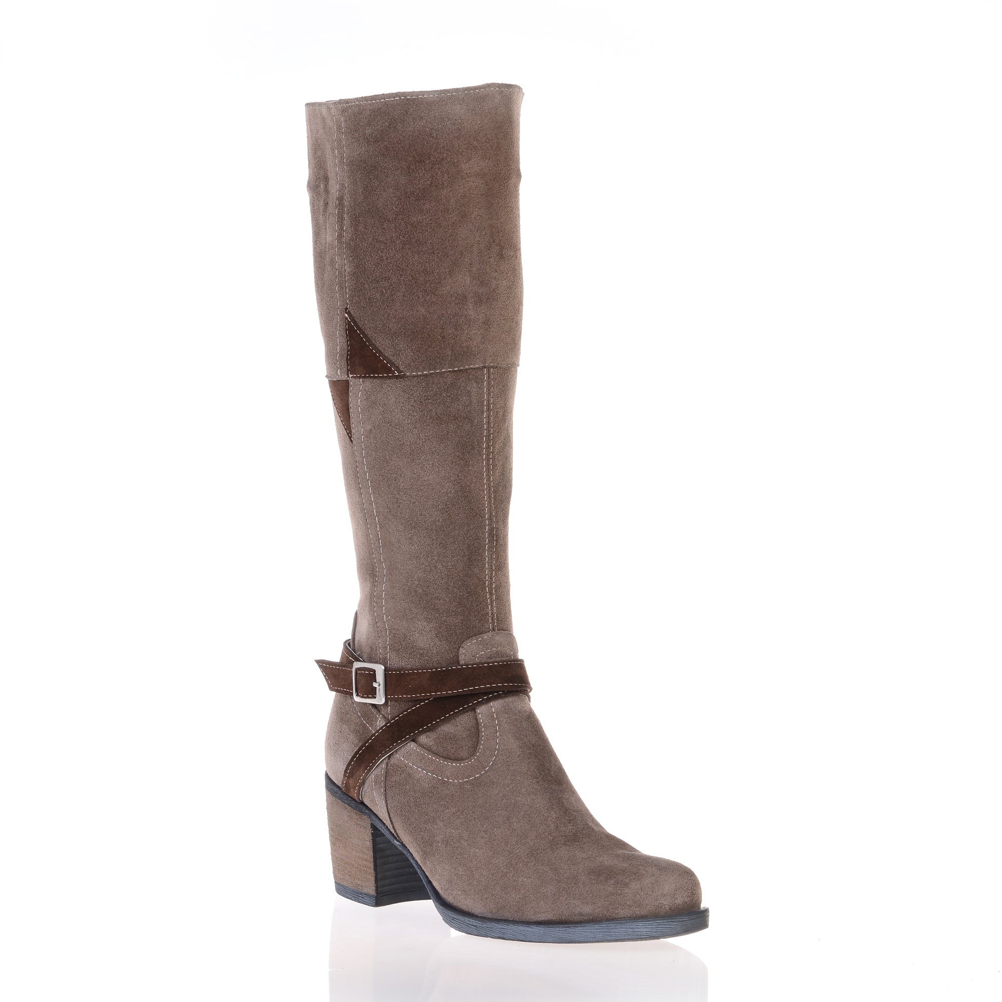 Cizme dama piele intoarsa Capucino - Bev